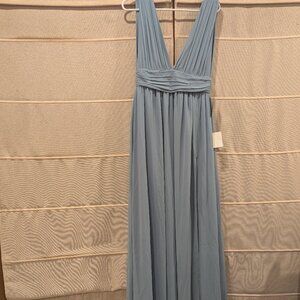 Lulus Heavenly Hues Light Blue Maxi Dress- Size Small-  With Tags